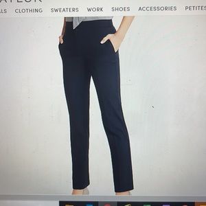 Ann Taylor black slacks in petite size